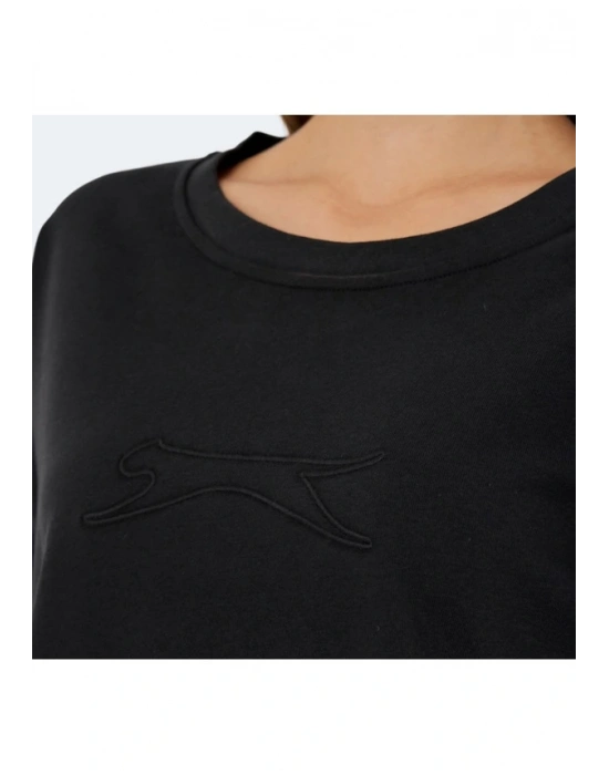 Slazenger Vikenti SW ST24WK037-500 Siyah Sweatshirt