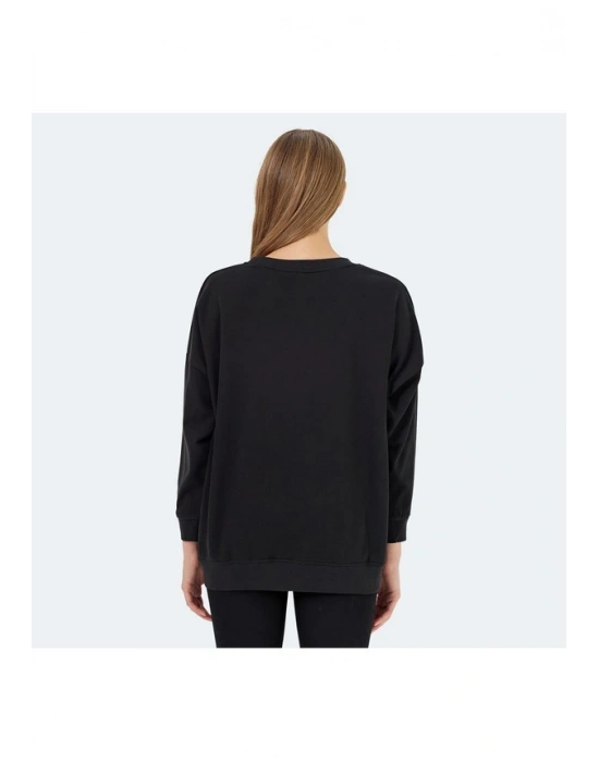 Slazenger Vikenti SW ST24WK037-500 Siyah Sweatshirt