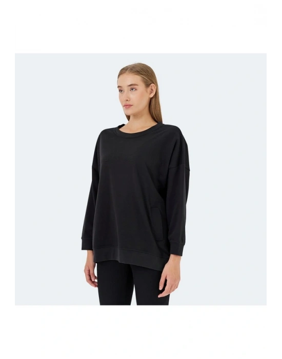 Slazenger Vikenti SW ST24WK037-500 Siyah Sweatshirt