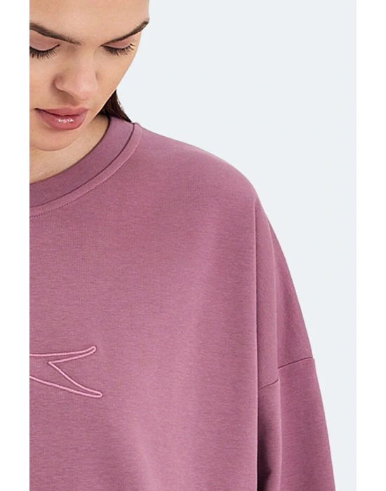 Slazenger Vikenti SW ST24WKO37-677 Gül Sweatshirt