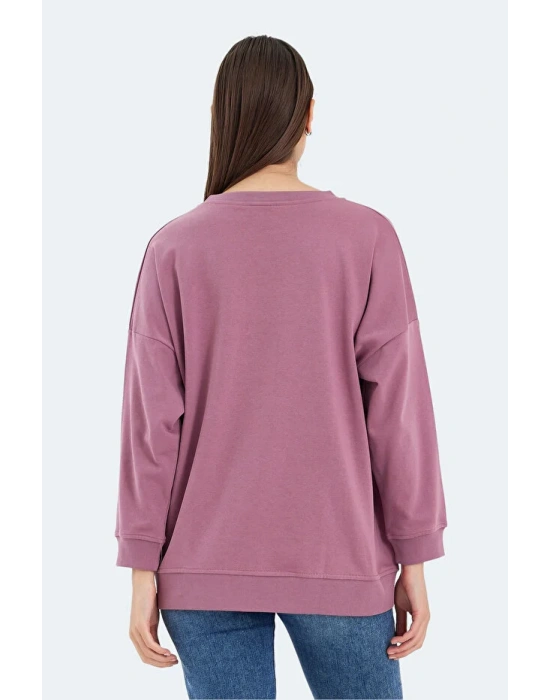 Slazenger Vikenti SW ST24WKO37-677 Gül Sweatshirt