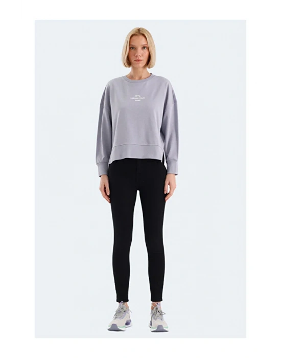 Slazenger Vital ST24WK025-680 Lila Sweatshirt