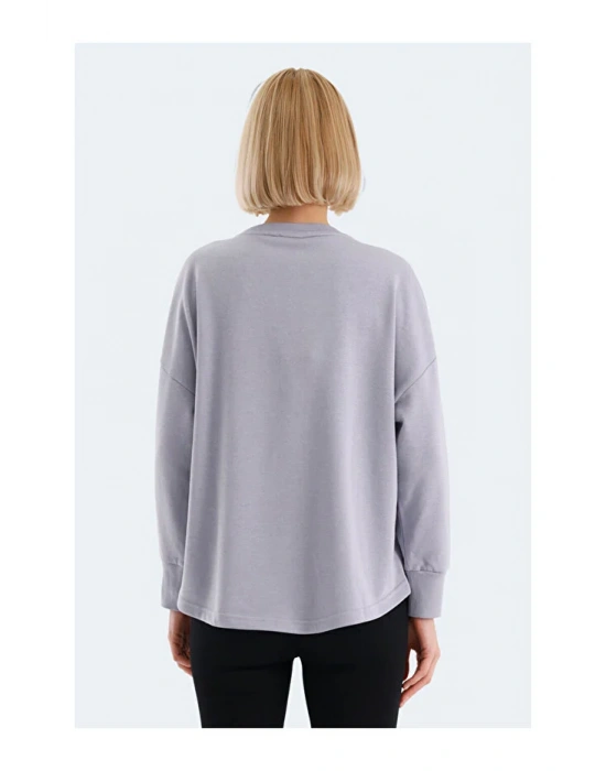 Slazenger Vital ST24WK025-680 Lila Sweatshirt
