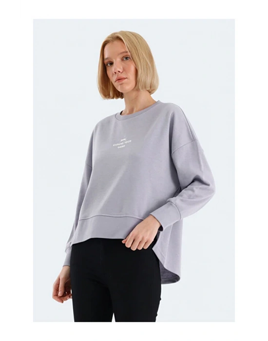 Slazenger Vital ST24WK025-680 Lila Sweatshirt