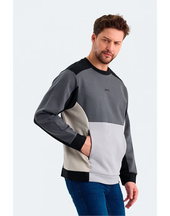 Slazenger Vitali ST24WE054-500 Siyah Sweatshirt