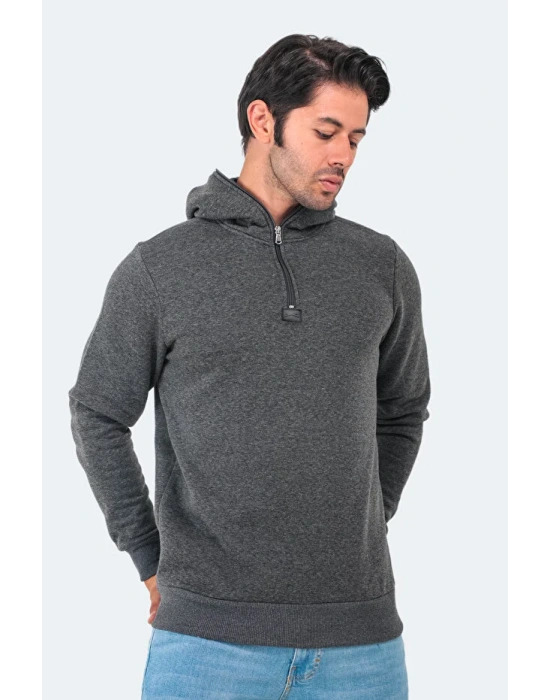 Slazenger Vonda ST24WE045-230 Füme Kapşonlu Üst