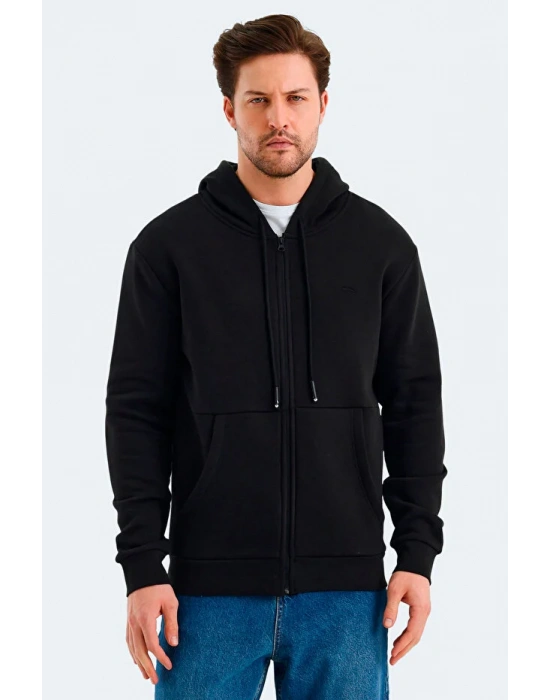 Slazenger Vonda ST24WE045-500 Siyah Kapşonlu Üst