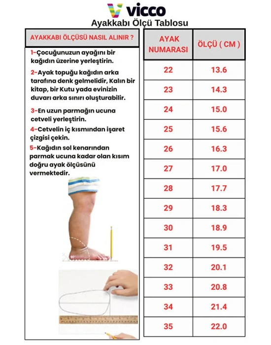 Vicco Tag Gümüş (22-25)