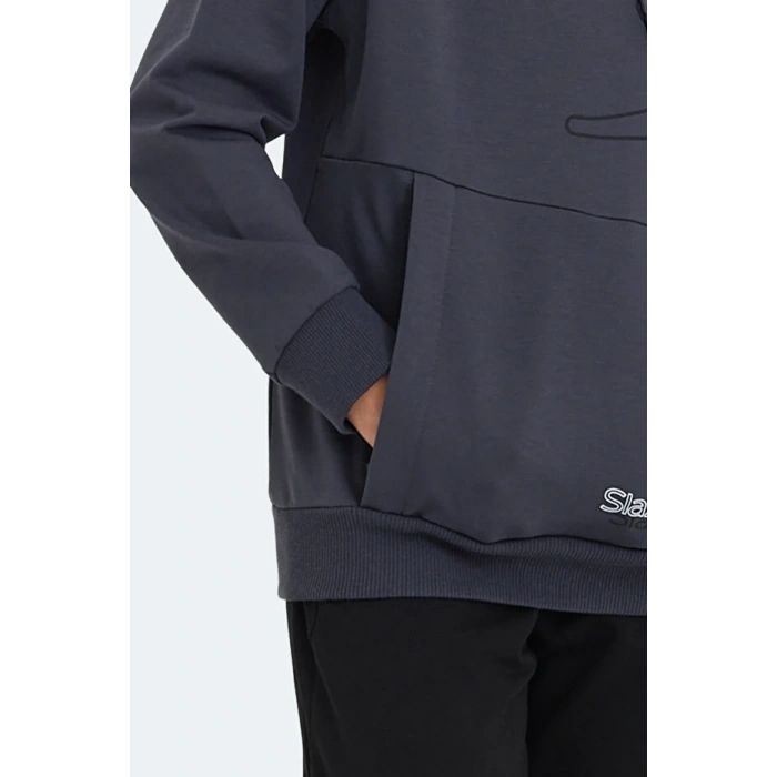 Slazenger Link ST24WC005-230 Sweat Füme