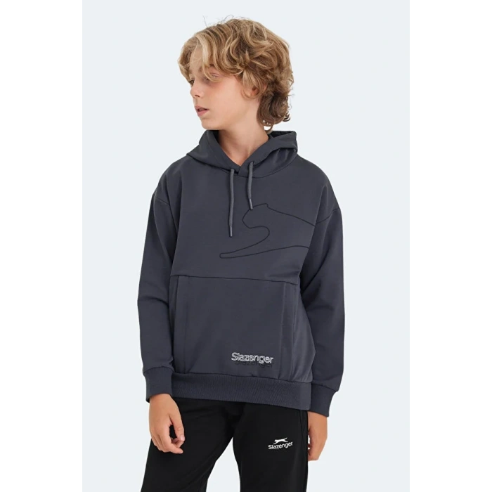 Slazenger Link ST24WC005-230 Sweat Füme