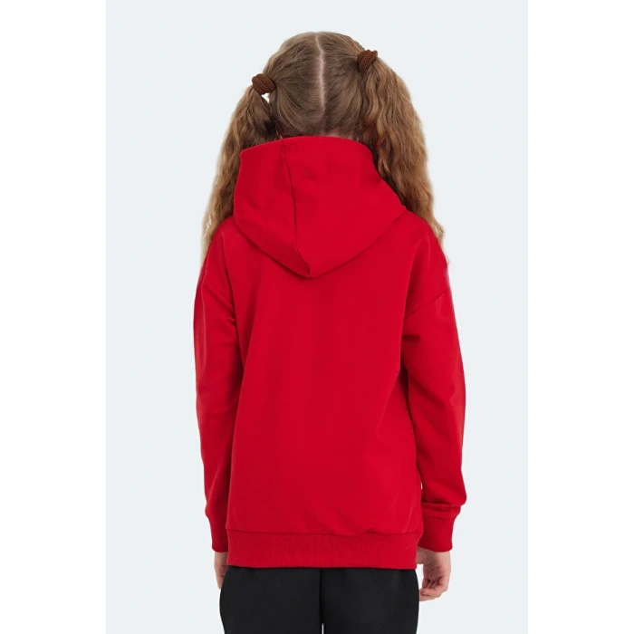 Slazenger LETTO ST24WC004-600 Sweat Kırmızı