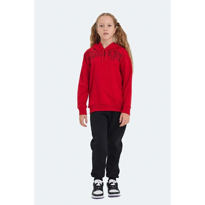 Slazenger LETTO ST24WC004-600 Sweat Kırmızı