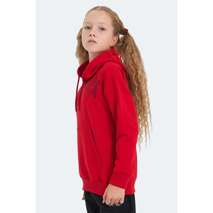 Slazenger LETTO ST24WC004-600 Sweat Kırmızı
