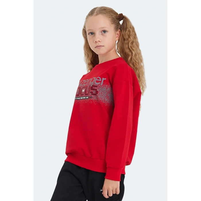 Slazenger LAST ST24WC002-600 Sweat Kırmızı