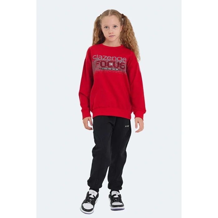 Slazenger LAST ST24WC002-600 Sweat Kırmızı