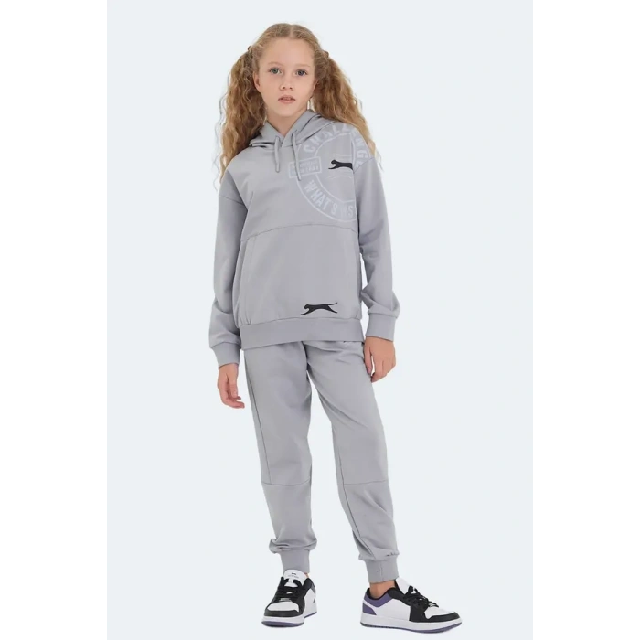 Slazenger Lisey ST24EC004-280 Eşofman Takım Gri