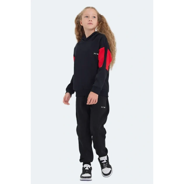 Slazenger Layne ST24WC006-407 Sweatshirt Laci Kırmızı