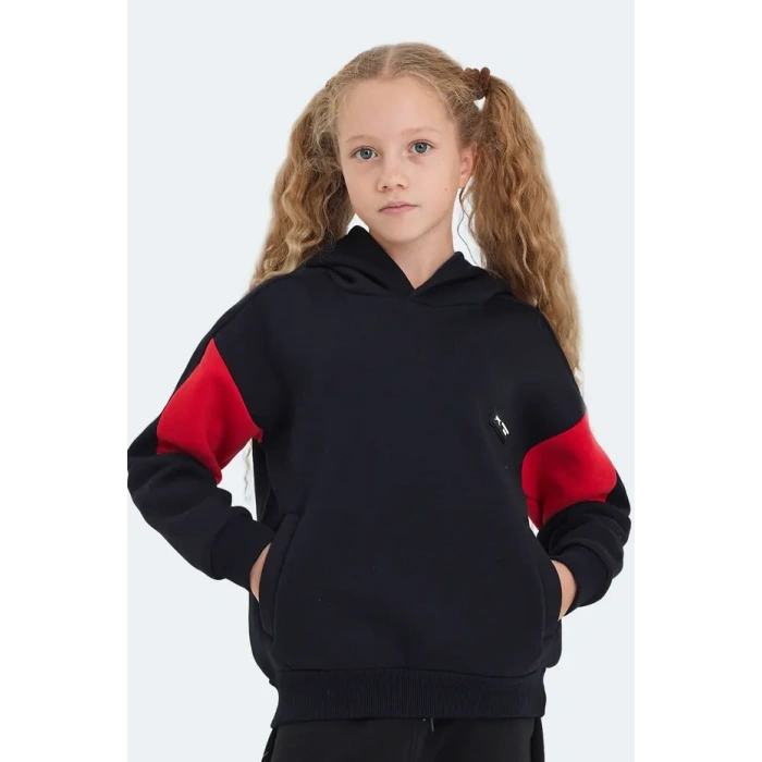 Slazenger Layne ST24WC006-407 Sweatshirt Laci Kırmızı