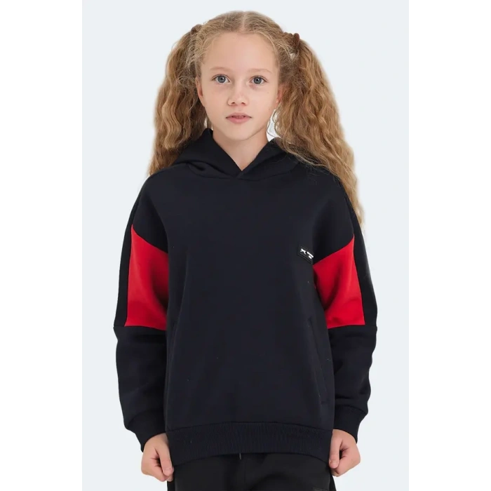 Slazenger Layne ST24WC006-407 Sweatshirt Laci Kırmızı