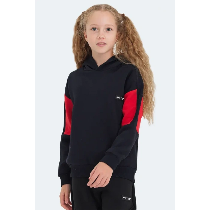 Slazenger Layne ST24WC006-407 Sweatshirt Laci Kırmızı