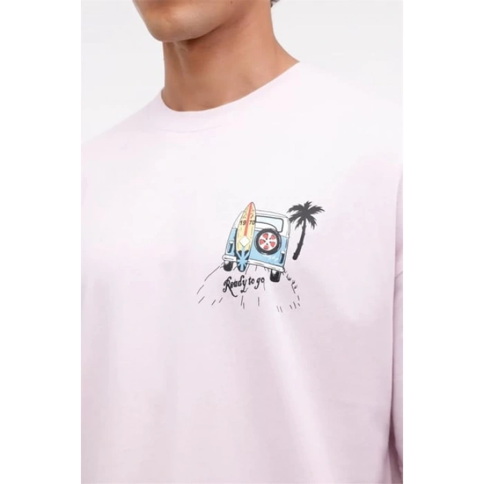 KINETIX ML MACK 11BCH-212 Lila T-Shirt