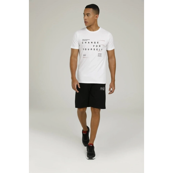 Kinetix SN995 Slogan T-Shirt 2 Fx Beyaz