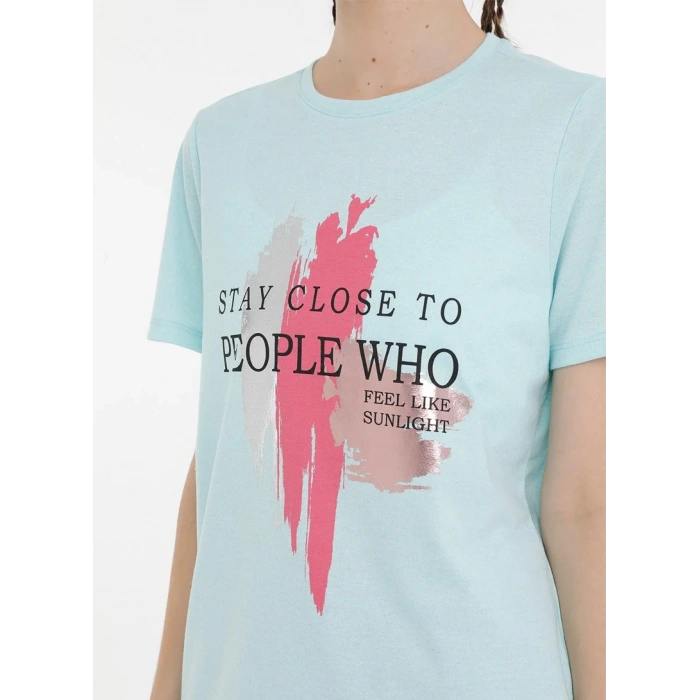 KİNETİX WL Layla 11FN17 T-Shirt Mint