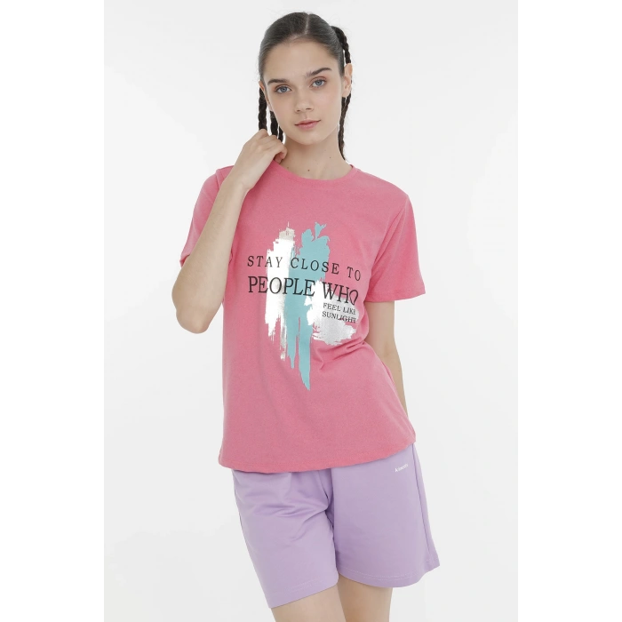 KİNETİX WL Layla 11FN17 T-Shirt Pembe