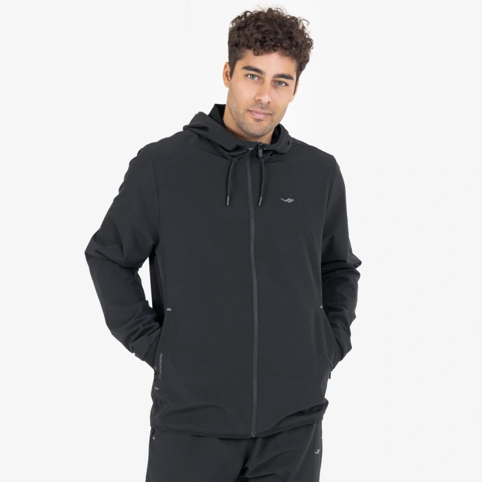 Lescon 23N-1148 Fermuarlı Kapşonlu Üst Siyah