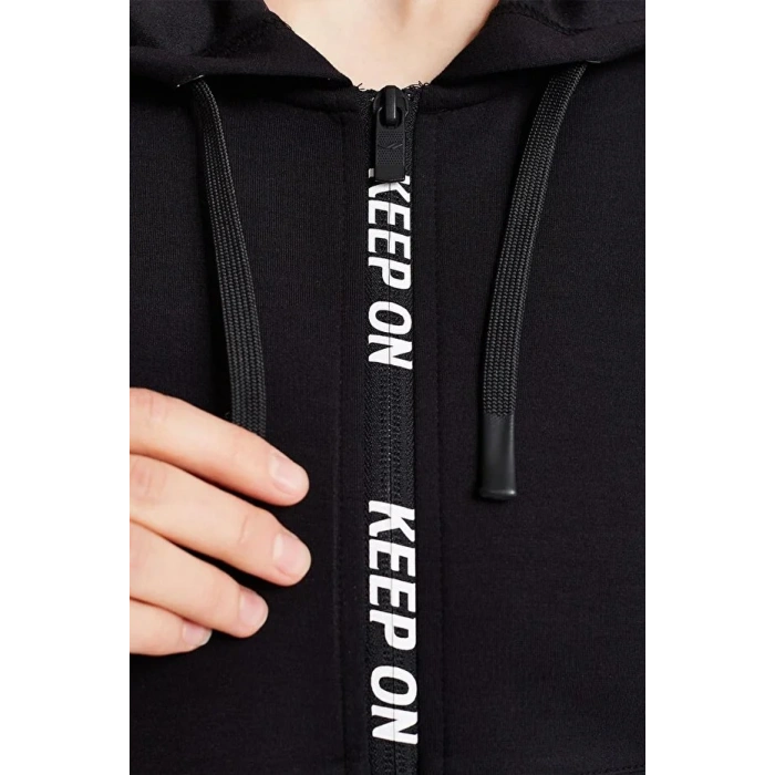 Lescon 24N-2136 Kapşonlu Üst Siyah