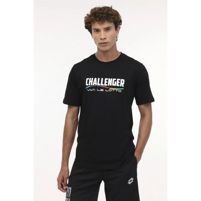 Lotto M-Lencer Tee 4FX T-Shirt Siyah