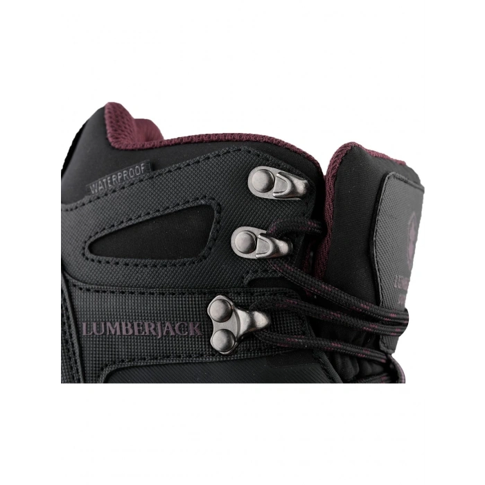 Lumberjack Andor Wmn Hi 5PR Siyah Mor (36-40)