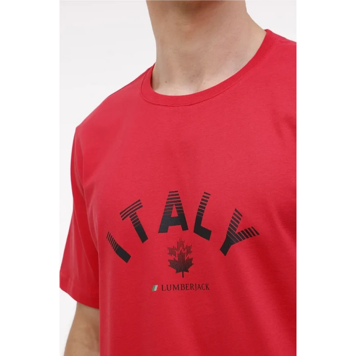 Lumberjack ML Austin 11SD1044 4PR T-Shirt Kırmızı