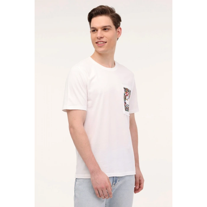 Lumberjack ML Fizzy 11ID343 4FX T-Shirt Beyaz