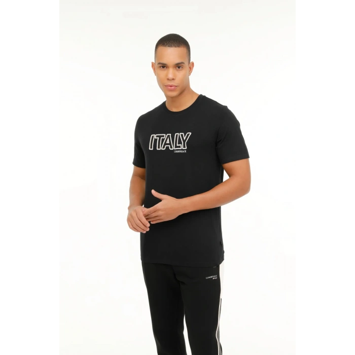 Lumberjack ML Heirs 11HS54 T-Shirt Siyah