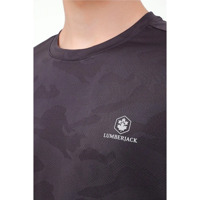 Lumberjack ML TED 11C-PRF1002 4FX T-Shirt Siyah