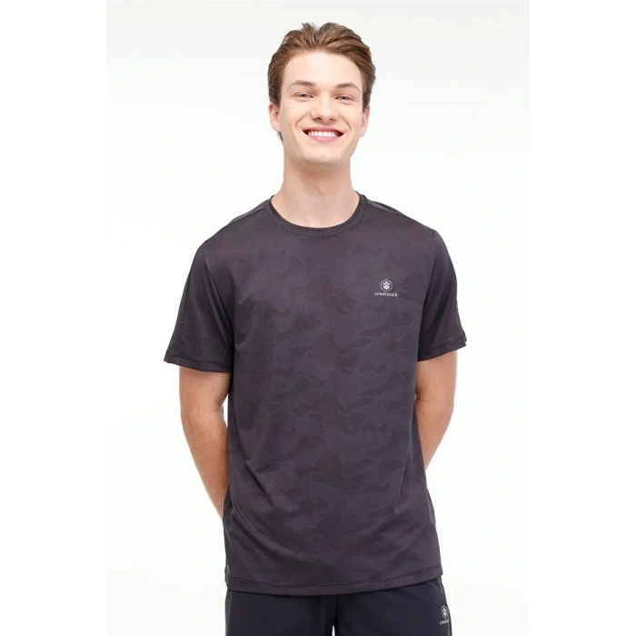 Lumberjack ML TED 11C-PRF1002 4FX T-Shirt Siyah