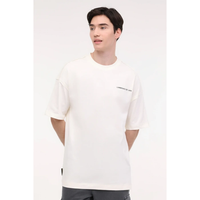 Lumberjack ML Uthar 11UT1009 T-Shirt Ekru