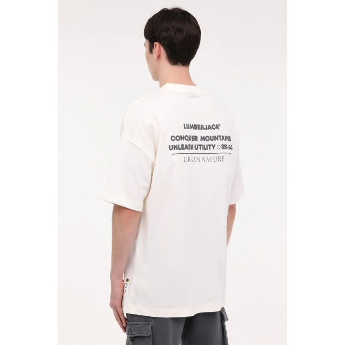 Lumberjack ML Uthar 11UT1009 T-Shirt Ekru