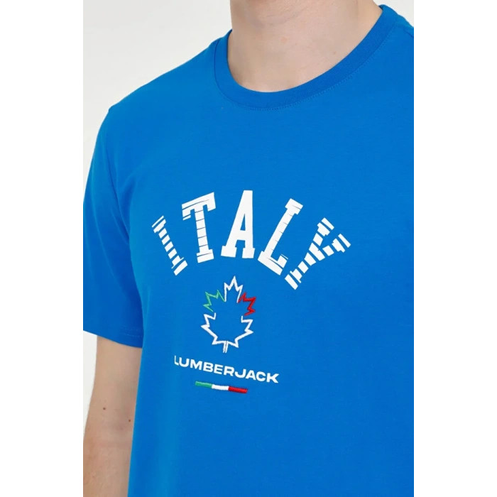 Lumberjack Renato 11ITL1029 T-Shirt Mavi