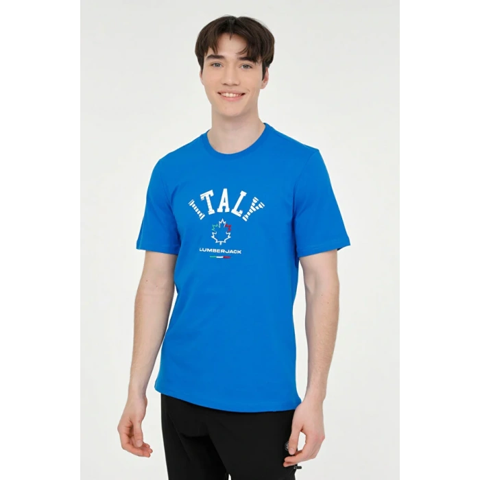 Lumberjack Renato 11ITL1029 T-Shirt Mavi