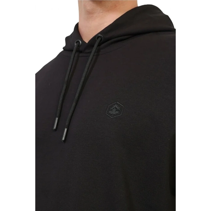 LUMBERJACK SN73 HOODIE 6PR SİYAH KAPŞONLU SWEAT