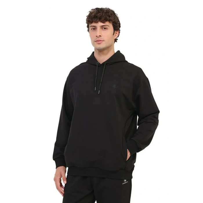 LUMBERJACK SN73 HOODIE 6PR SİYAH KAPŞONLU SWEAT