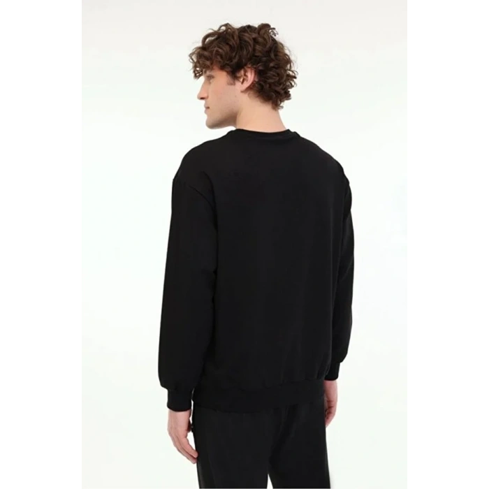 LUMBERJACK SN75 NECK SW 6PR SİYAH SWEATSHİRT