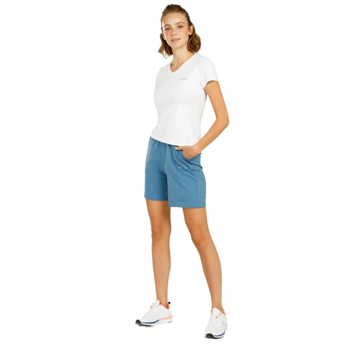 Lumberjack W-CT130 Basic V Neck Beyaz 3 Fx