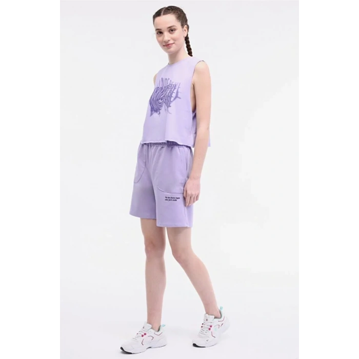 Lumberjack WB Anna 20SL19 5FX Mor Şort