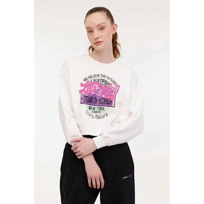 Lumberjack Wl Bonni Sweatshirt Ekru