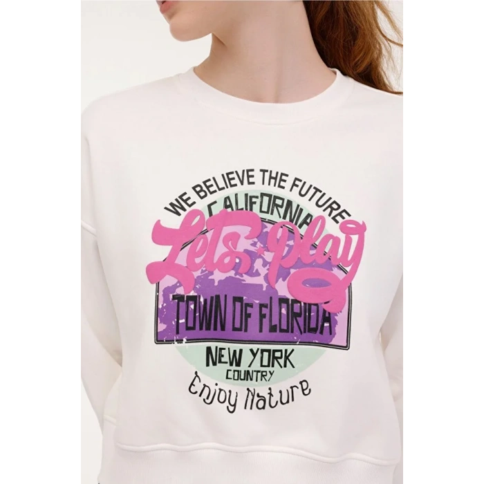 Lumberjack Wl Bonni Sweatshirt Ekru