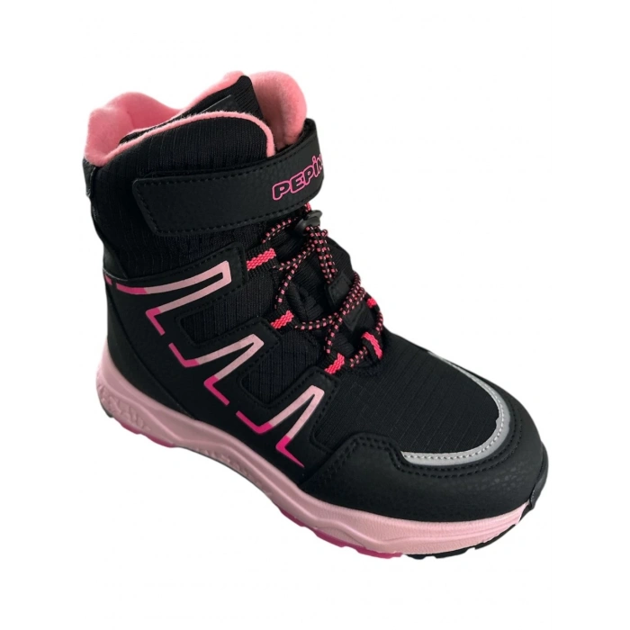 Pepino 1361 Kar Botu Siyah-Fuşya (26-30)