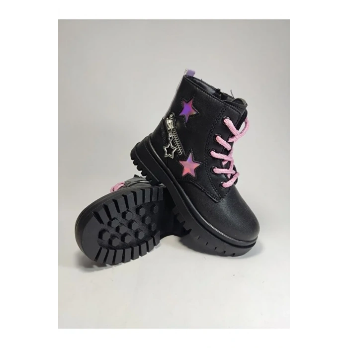 Pepino 1525 Bot Siyah Pembe (31-36)